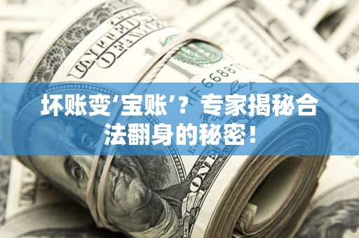 北京坏账变‘宝账’？专家揭秘合法翻身的秘密！