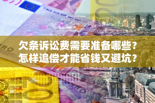 北京欠条诉讼费需要准备哪些？怎样追偿才能省钱又避坑？