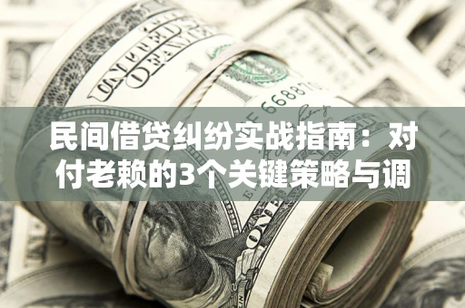 北京民间借贷纠纷实战指南：对付老赖的3个关键策略与调解盲区解析