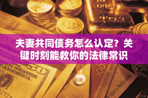 北京夫妻共同债务怎么认定？关键时刻能救你的法律常识