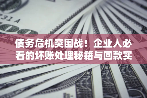 北京债务危机突围战！企业人必看的坏账处理秘籍与回款实战指南